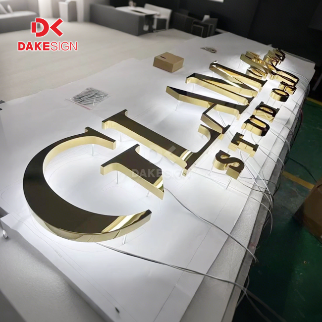 Backlit Aluminum Sign